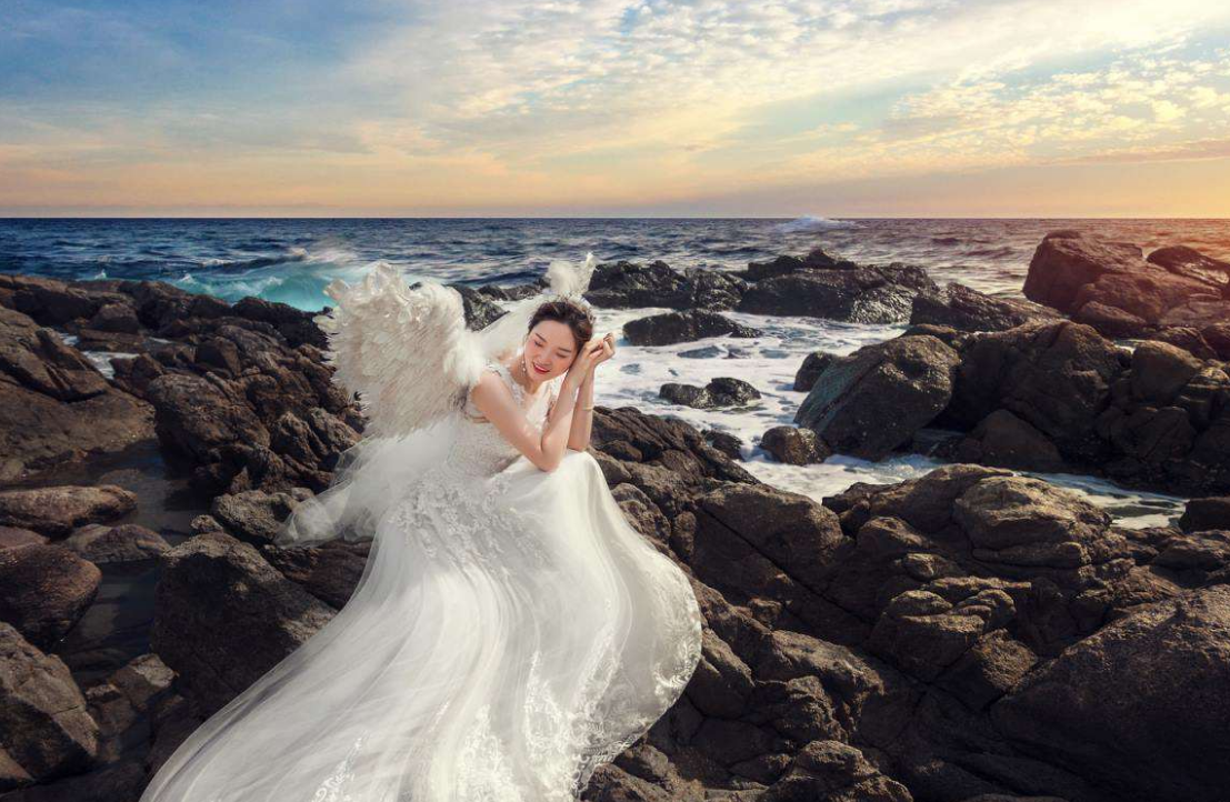三亚天涯海角婚纱摄影_三亚天涯海角风景图